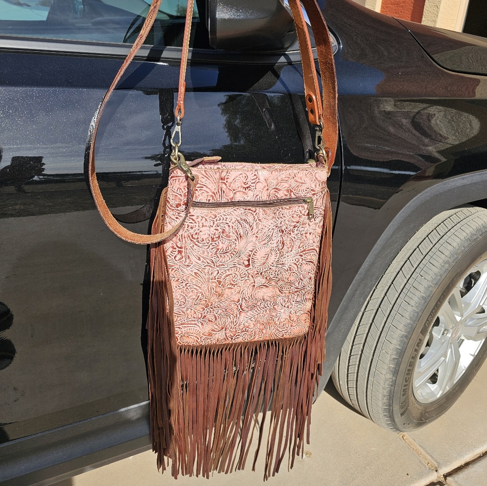 Fringe purse